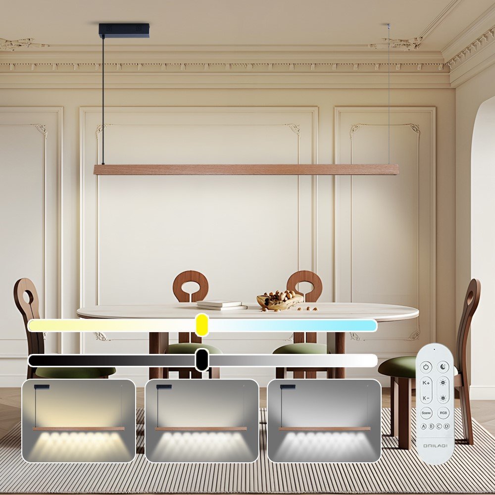 IMMAX NEO MADEIRA SMART lineár osvětlení, dřevo dub, 152cm, Wi-Fi, TUYA