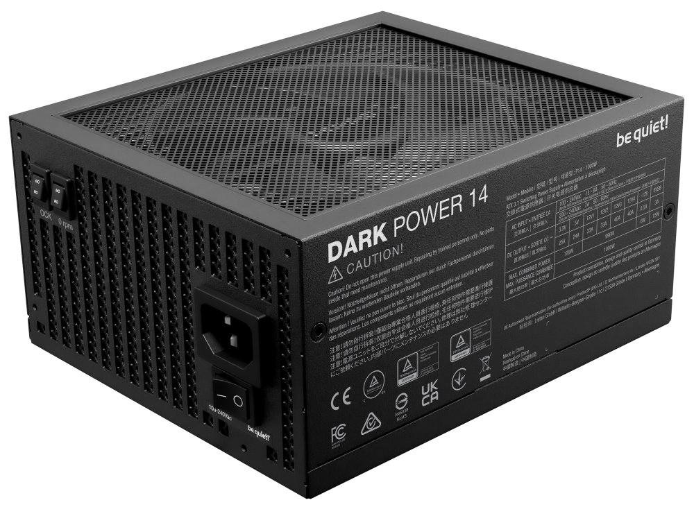 Be quiet! / zdroj DARK POWER 14 1000W / ATX 3.1 / 135mm fan / 80 Plus Titanium
