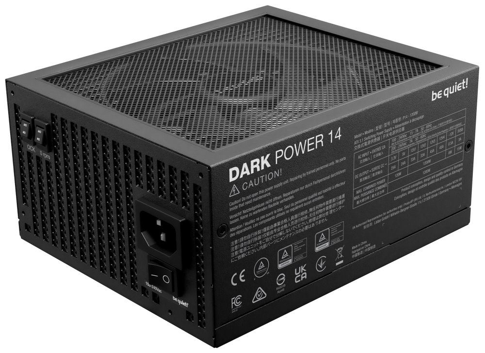 Be quiet! / zdroj DARK POWER 14 1200W / ATX 3.1 / 135mm fan / 80 Plus Titanium
