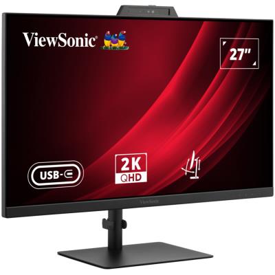 ViewSonic VG2741V-2K 27" QHD SuperClear® IPS/120Hz/ HDMI, DP, 5MP Webcam, microphone, USB, USB-C 15W, repro