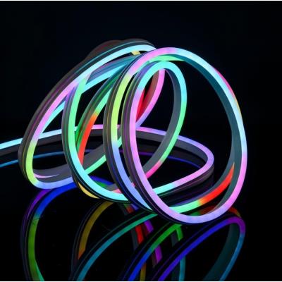 IMMAX NEO LITE SMART LED pásek NEON RGBIC, 24W, Wi-Fi, BT, 5m, IR dálk.ovladač, Beacon, TUYA