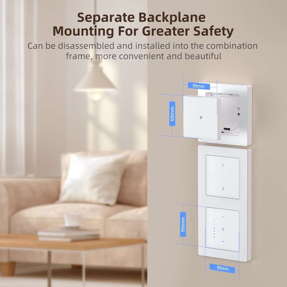 IMMAX NEO SMART vypínač Nexa 1-tlačítkový, Wi-Fi, 230V, TUYA