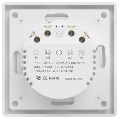 IMMAX NEO SMART vypínač Nexa 2-tlačítkový, Wi-Fi, 230V, TUYA