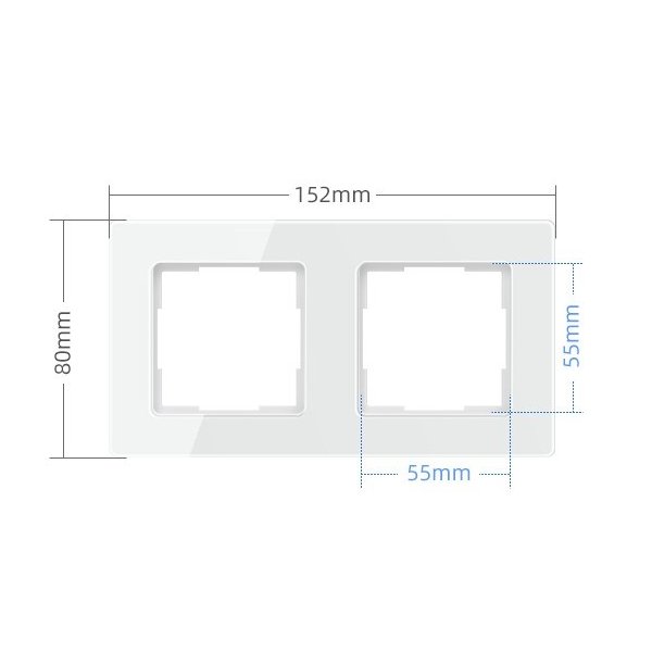 IMMAX dvojrámeček Nexa pro vypínače, zásuvky, termostaty