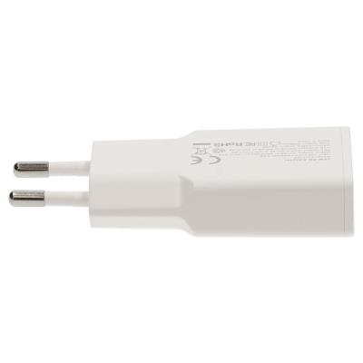 NEDIS síťová nabíječka/ 30 W/ PD 3.0/ rychlé nabíjení/ 1.5 / 2.0 / 2.22 / 3.0 A/ USB-A/ USB-C/ bílá/ kabel 1,5m