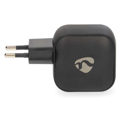NEDIS síťová nabíječka/ 35 W/ PD 3.0/ rychlé nabíjení/ 1.75 / 2.33 / 2.92 / 3.0 A/ 2x USB-C/ černá