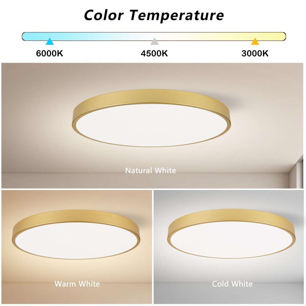 IMMAX NEO LITE SEMPLICI SMART stropní svítidlo, BEACON, 80cm, 96W, 6912lm, zlaté, Wi-Fi, TUYA