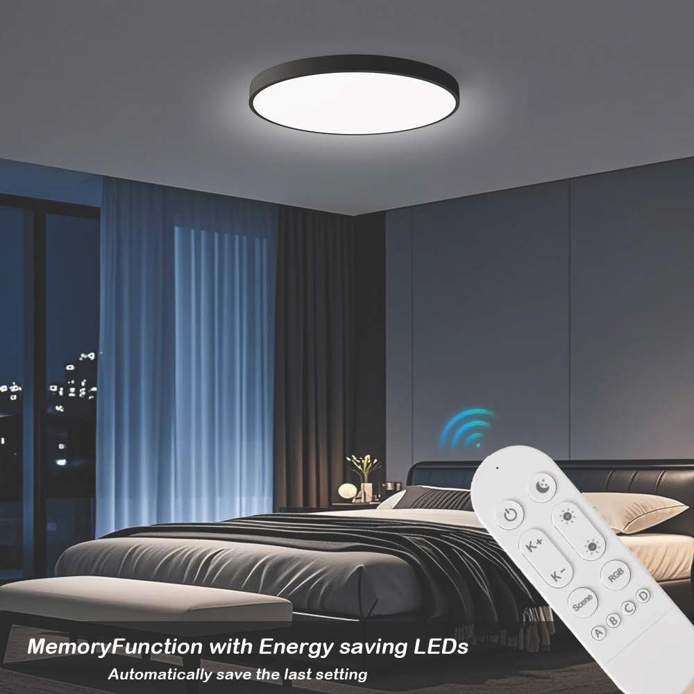 IMMAX NEO LITE SEMPLICI SMART stropní svítidlo, BEACON, 80cm, 96W, 6912lm, černé, Wi-Fi, TUYA