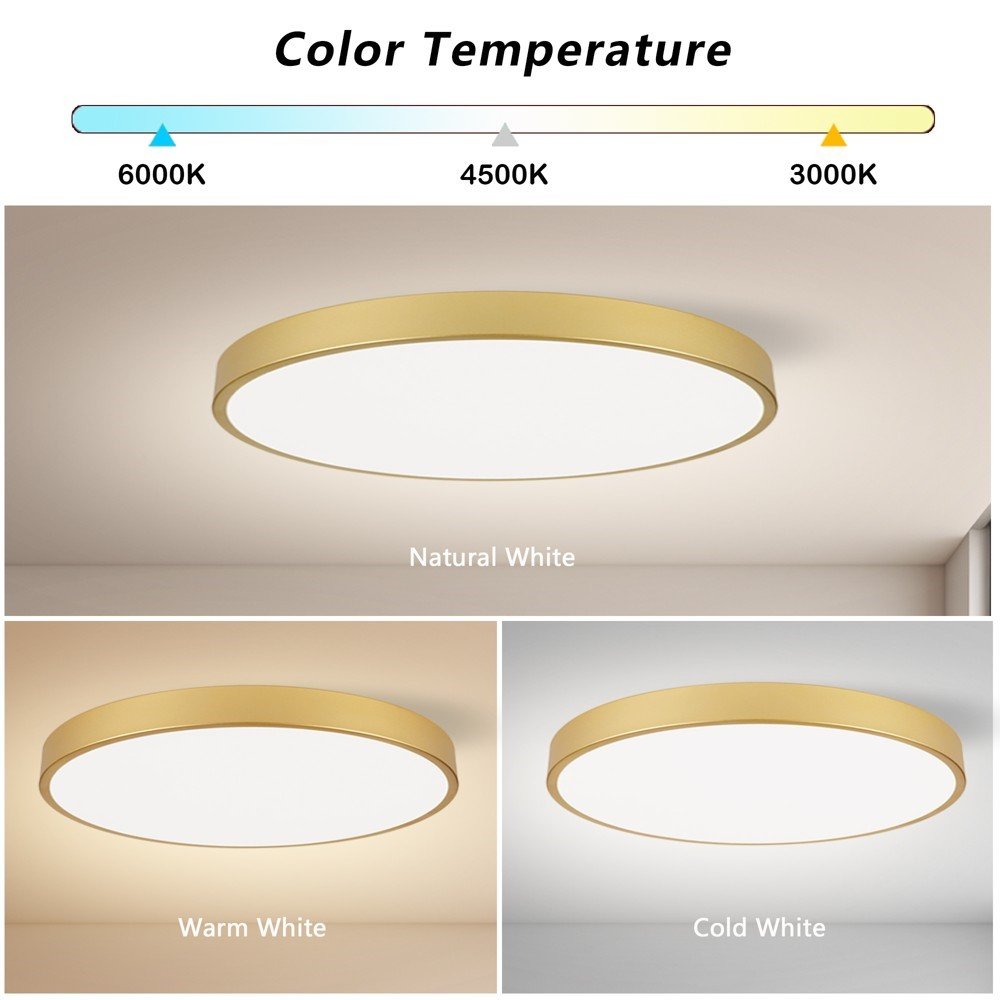 IMMAX NEO LITE SEMPLICI SMART stropní svítidlo, BEACON, 100cm, 128W, 9088lm, zlaté, Wi-Fi, TUYA