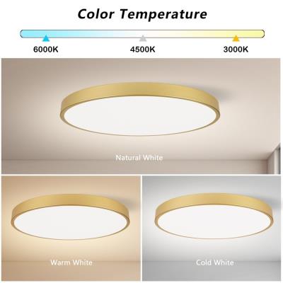 IMMAX NEO LITE SEMPLICI SMART stropní svítidlo, BEACON, 100cm, 128W, 9088lm, zlaté, Wi-Fi, TUYA