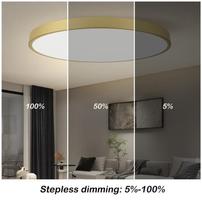 IMMAX NEO LITE SEMPLICI SMART stropní svítidlo, BEACON, 100cm, 128W, 9088lm, zlaté, Wi-Fi, TUYA