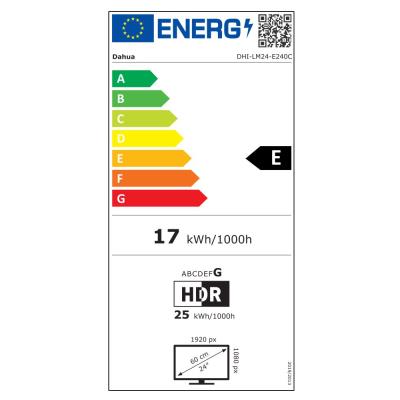 DAHUA 24" LED LM24-E240C/ herní/ VA panel/ 1920x1080 (FHD)/ 3000:1/ 1ms/ 350 cd/m2/ HDMI/ DP/ VESA 100x100