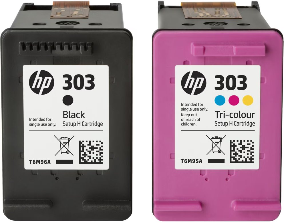 HP 303 Dvojbalení černé a tříbarevné originální inkoustové kazety