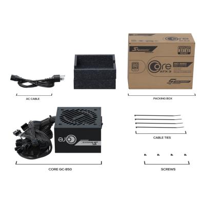 SEASONIC zdroj Core GC-850 / 850W / ATX3.1 / 120mm fan / 80PLUS Gold