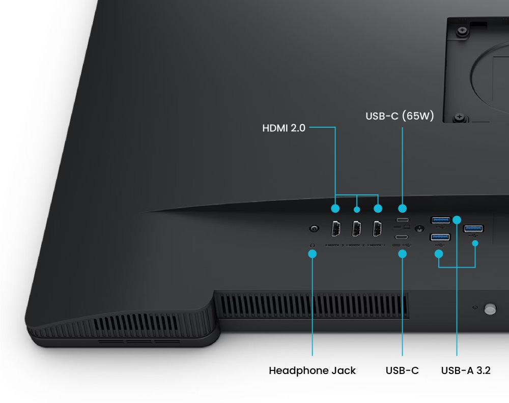 BENQ 31,5"  PV3200U/ 3840x2160/ IPS panel/ 400nits/1000:1/ 5ms/ HDMI/ 3x USB/ USB-C/ repro