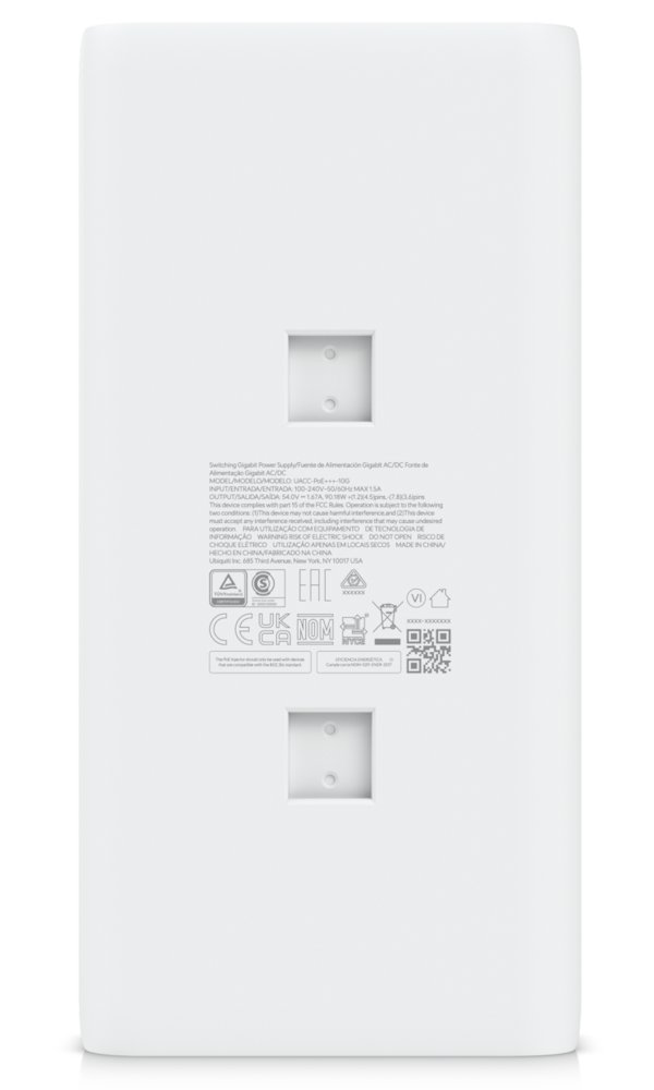 Ubiquiti UniFi 10G PoE+++ Adapter (90W)