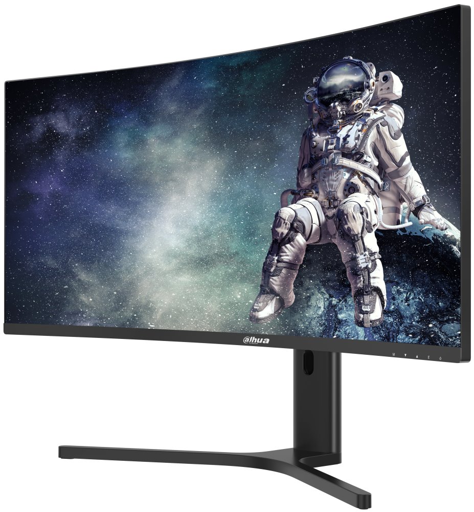 DAHUA 34" LED LM34-E330CA/ herní/ VA panel/ 3440x1440 (UW-QHD)/ 3500:1/ 1ms/ 300 cd/m2/ 2xHDMI/ 2xDP/ VESA 100x100