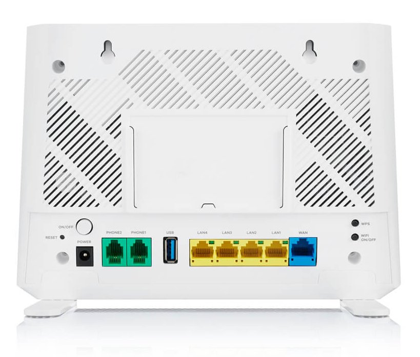 Zyxel EX3301-T0 WiFi 6 AX1800 5 Port Gigabit Ethernet Gateway with Easy Mesh Support