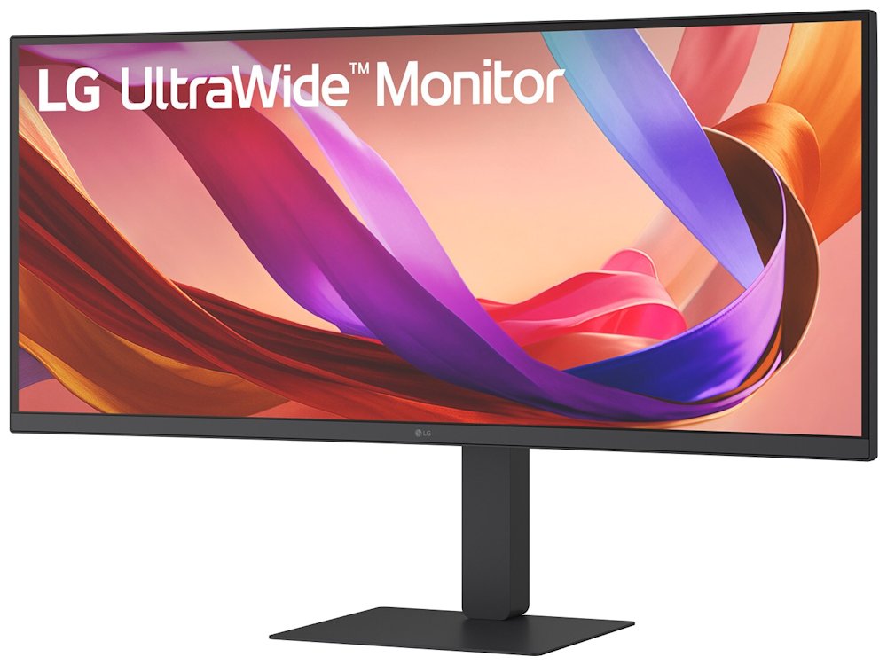 LG monitor 34U650A-B zakřivený IPS 34"/3440x1440/100Hz/300cdm/5ms/1500:1/DP/HDMI/USB-C PD 96W/LAN/repro/výš.nastavitelný