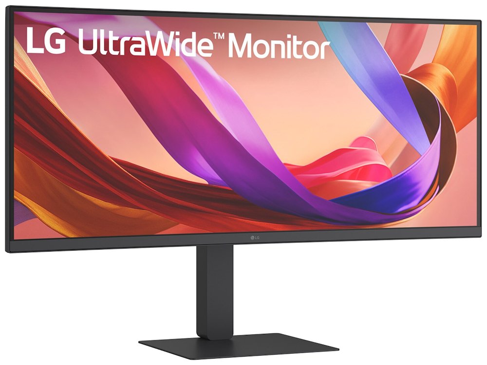 LG monitor 34U650A-B zakřivený IPS 34"/3440x1440/100Hz/300cdm/5ms/1500:1/DP/HDMI/USB-C PD 96W/LAN/repro/výš.nastavitelný