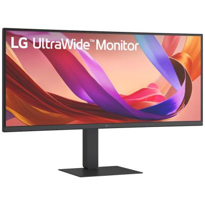 LG monitor 34U650A-B zakřivený IPS 34"/3440x1440/100Hz/300cdm/5ms/1500:1/DP/HDMI/USB-C PD 96W/LAN/repro/výš.nastavitelný