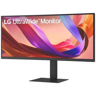 LG monitor 34U650A-B zakřivený IPS 34"/3440x1440/100Hz/300cdm/5ms/1500:1/DP/HDMI/USB-C PD 96W/LAN/repro/výš.nastavitelný