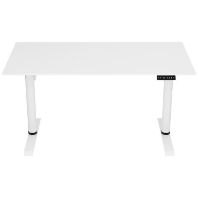 AROZZI herní stůl ARENA NORDICO White/ motorizovaný/ barva deska bílá, nohy bílé/ šíře 140cm/ výška 71-115 cm