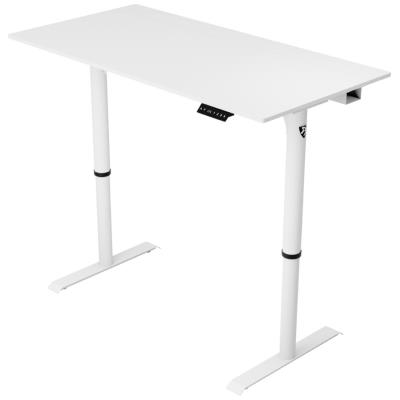 AROZZI herní stůl ARENA NORDICO White/ motorizovaný/ barva deska bílá, nohy bílé/ šíře 140cm/ výška 71-115 cm