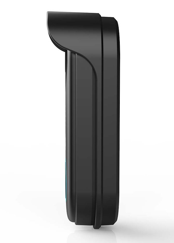 NEDIS Wi-Fi chytrý dveřní videotelefon/ 1920x1080/ 2Mpix/ IP54/ transformátor/ snímač pohybu/ noční vidění/ Onvif/ černý