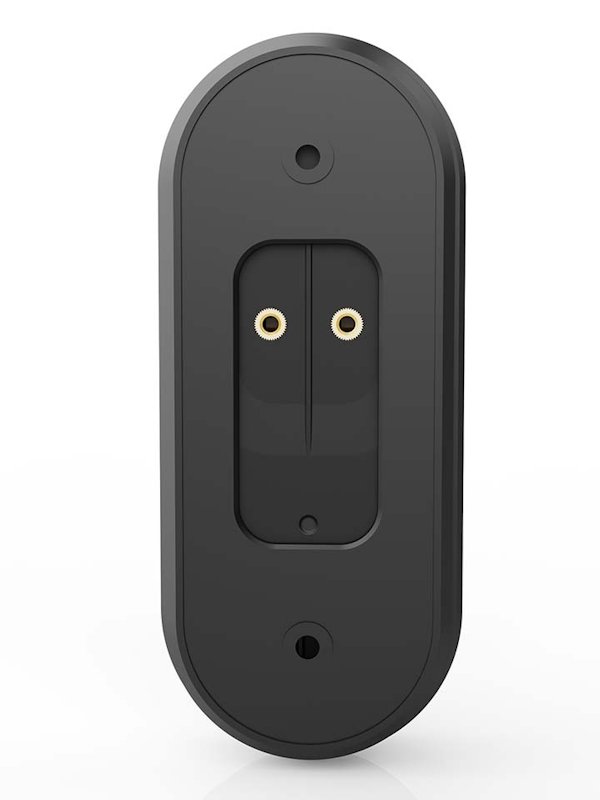 NEDIS Wi-Fi chytrý dveřní videotelefon/ 1920x1080/ 2Mpix/ IP54/ transformátor/ snímač pohybu/ noční vidění/ Onvif/ černý