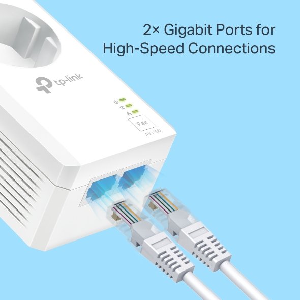 TP-Link TL-PA7027PKIT / Gigabit Powerline KIT / 1000Mbps / 2x Gigabit Ethernet port