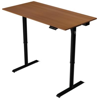 AROZZI herní stůl ARENA NORDICO Dark Walnut/ motorizovaný/ barva deska ořech, nohy černé/ šíře 140cm/ výška 71-115 cm