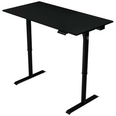 AROZZI herní stůl ARENA NORDICO Black/ motorizovaný/ barva deska černá, nohy černé/ šíře 140cm/ výška 71-115 cm