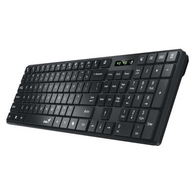 GENIUS Slimstar 7250BT Black/ bezdrátová 2,4GHz + BT5.0/ Copilot/ USB/ černá/ CZ+SK layout