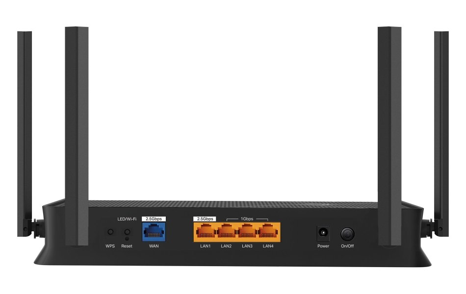 TP-Link EB210 Pro - BE3600 Dualband router s WiFi 7, 1x 2,5GWAN, 1x 2,5GLAN, 3x GLAN,  1x USB 3.0, EasyMesh