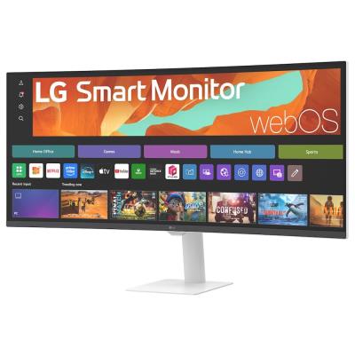 LG monitor 34U601SA-W zakřivený VA 34"/3440x1440/100Hz/300cdm/5ms/1500:1/HDMI/USB/LAN/repro