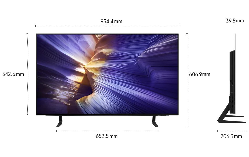 SAMSUNG SMART OLED TV 48"/ QE48S90F/ 4K Ultra HD 3840x2160/ DVB-T2/S2/C/ H.265/HEVC/ 4xHDMI/ 2xUSB/ Wi-Fi/ LAN/ G