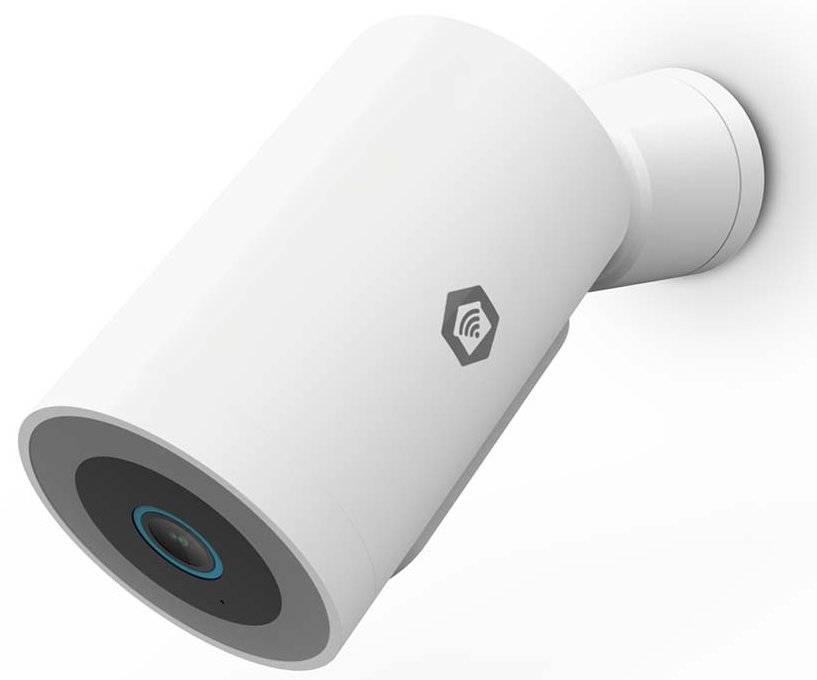 NEDIS IP kamera/ venkovní/ IP65/ Wi-Fi/ Reflektor/ 3Mpix/ 1296p/ Onvif/ detekce pohybu/ noční vidění 10m/ bílá