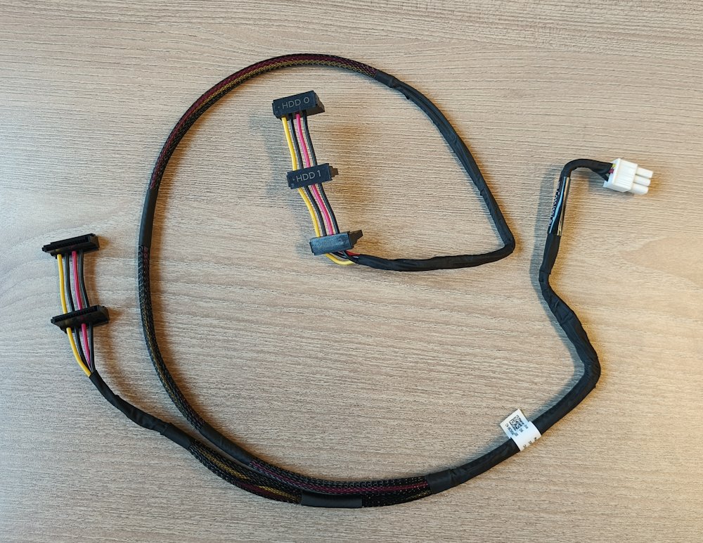 DELL SATA kabel, ASSY, CBL, PWR, HDD, X5, MB, T160