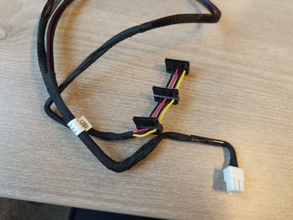 DELL SATA kabel, ASSY, CBL, PWR, HDD, X5, MB, T160