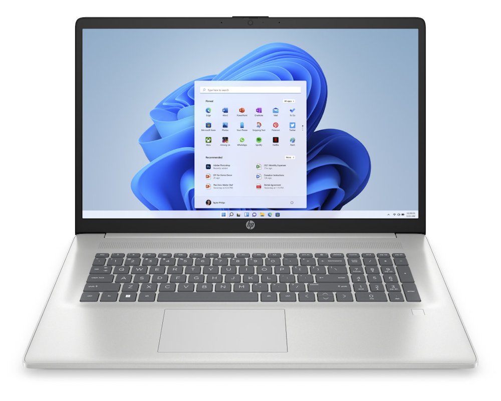 HP 17-cp2013nc/ Ryzen 5 7520U/ 16GB DDR5/ 1TB SSD/ Radeon Graphics/ 17,3"FHD,matný/ W11H/ stříbrný