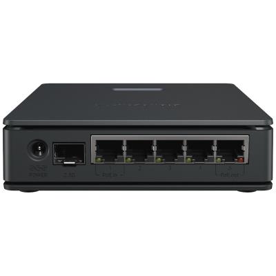 MikroTik hAP ax S, 5x GbE, SFP 2,5 G, USB 2.0, 2.4+5Ghz, 802.11b/g/n/ac/ax Wi-Fi 6, PoE in/out, ROS 7, L4,  PSU, indoor