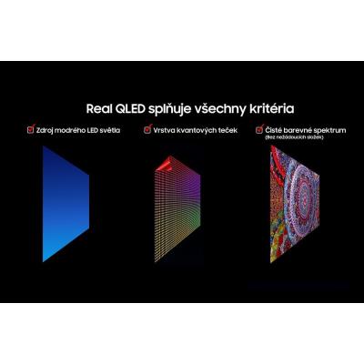 SAMSUNG SMART QLED TV 75"/ QE75Q6F/ 4K Ultra HD 3840x2160/ DVB-T2/S2/C/ H.265/HEVC/ 3xHDMI/ 1xUSB/ Wi-Fi/ LAN/ G