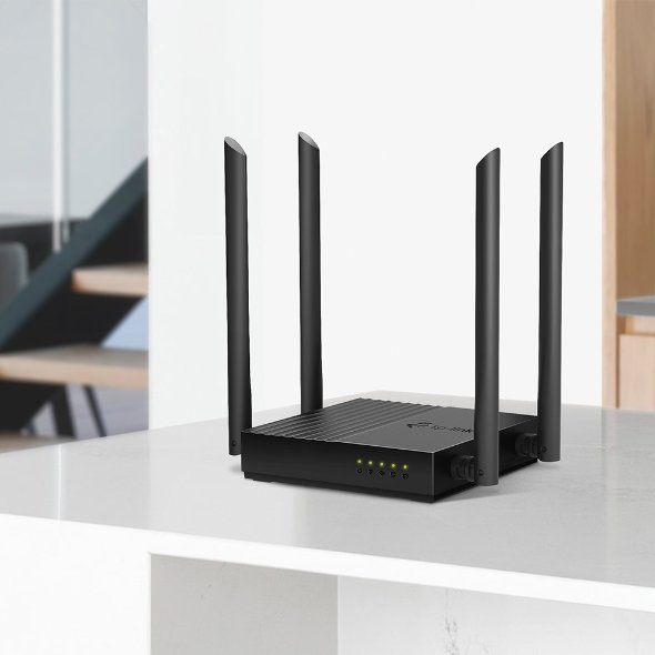 TP-Link Archer C64 AC1200 DualBand WiFi Router / 4x LAN /1x WAN / ac/a/b/n/g/ napájení 12V