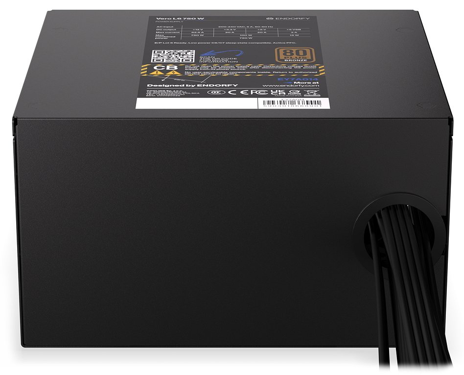 Endorfy zdroj Vero L6 Bronze 750W / ATX3.1 / 120mm / 80 Plus Bronze