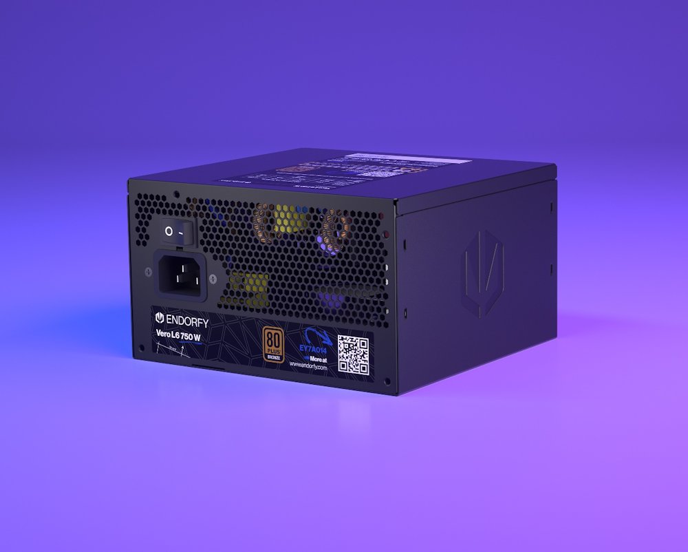 Endorfy zdroj Vero L6 Bronze 750W / ATX3.1 / 120mm / 80 Plus Bronze