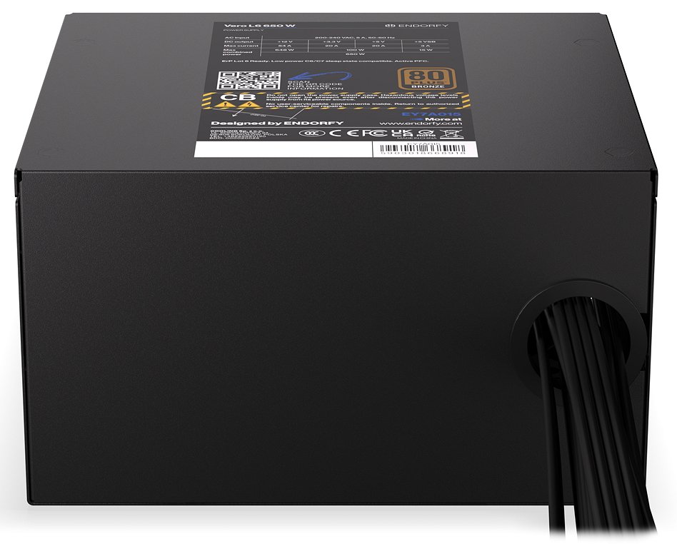 Endorfy zdroj Vero L6 Bronze 650W / ATX3.1 / 120mm / 80 Plus Bronze