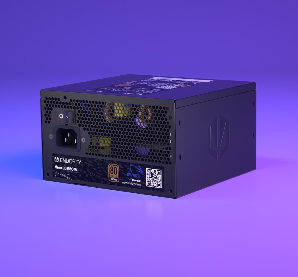 Endorfy zdroj Vero L6 Bronze 650W / ATX3.1 / 120mm / 80 Plus Bronze
