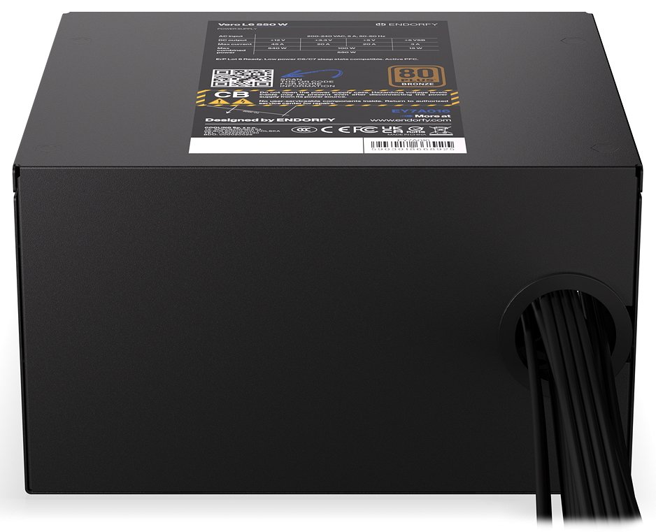 Endorfy zdroj Vero L6 Bronze 550W / ATX3.1 / 120mm / 80 Plus Bronze