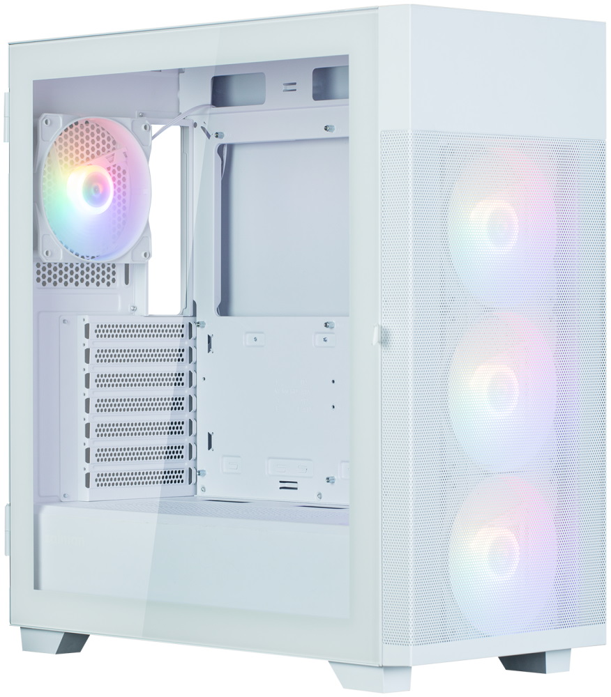 Zalman skříň S5 Neo White / ATX / 4x120mm RGB Fan / USB 3.0 / USB 2.0 / bílá